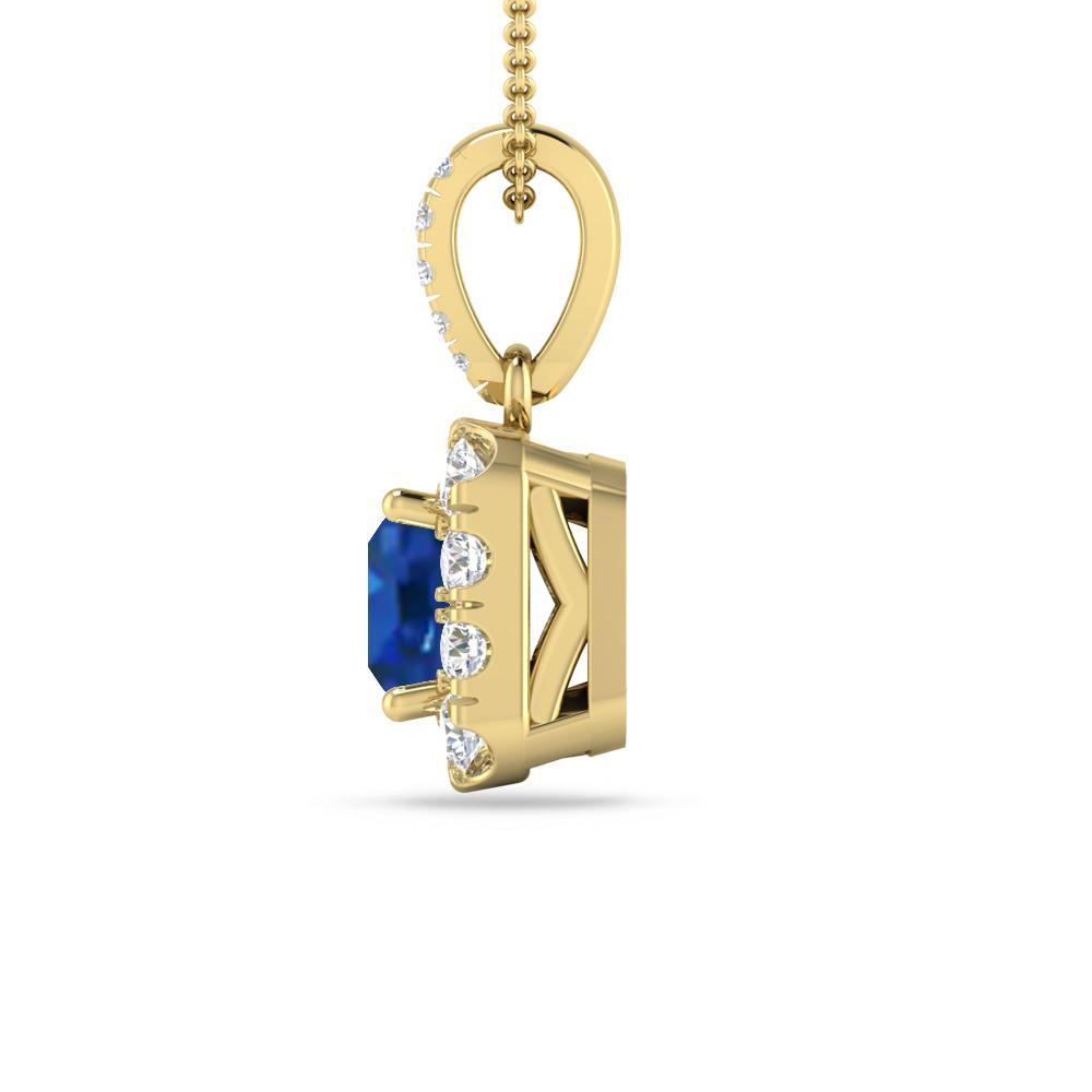 Yellow Gold - Sapphire