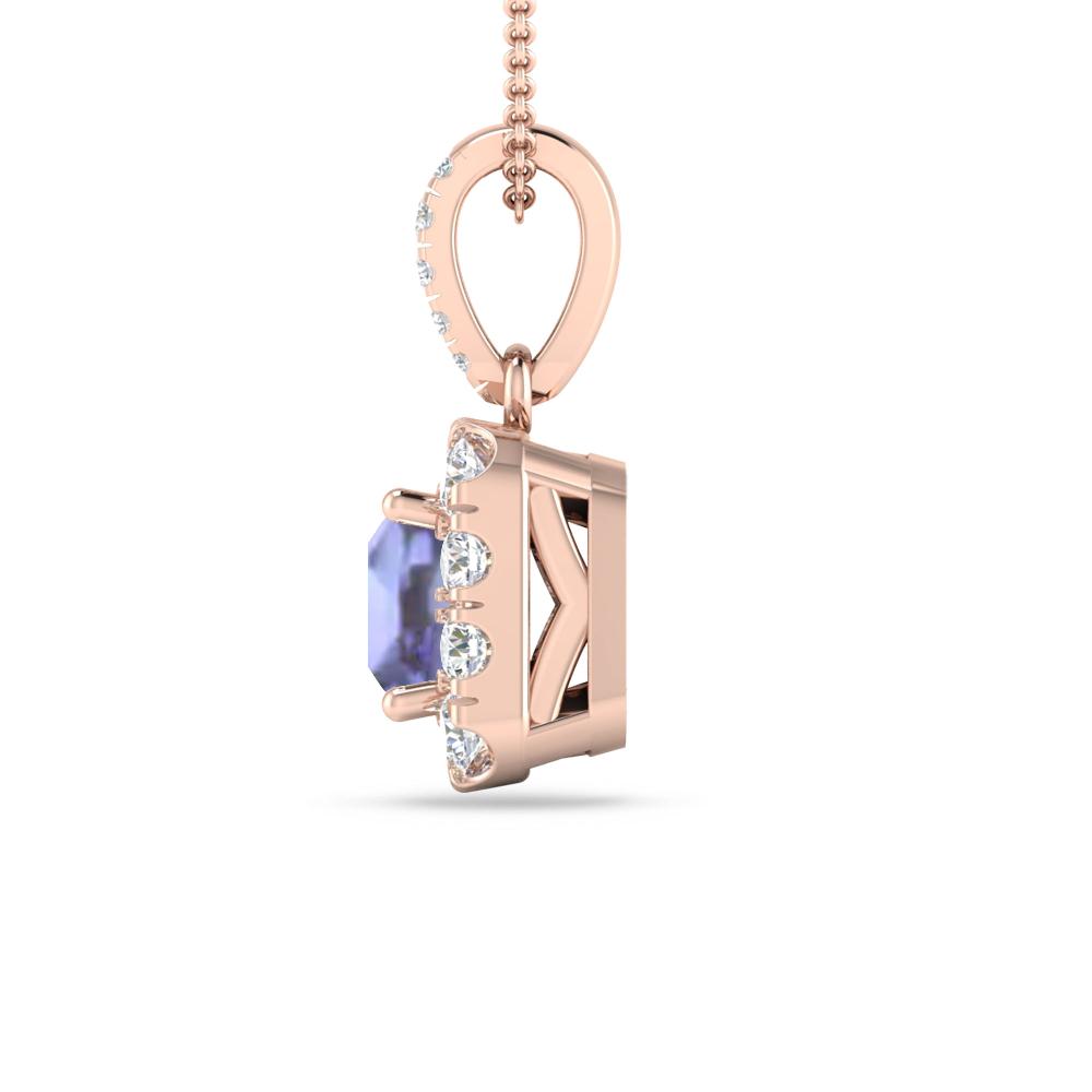 Rose Gold - Tanzanite