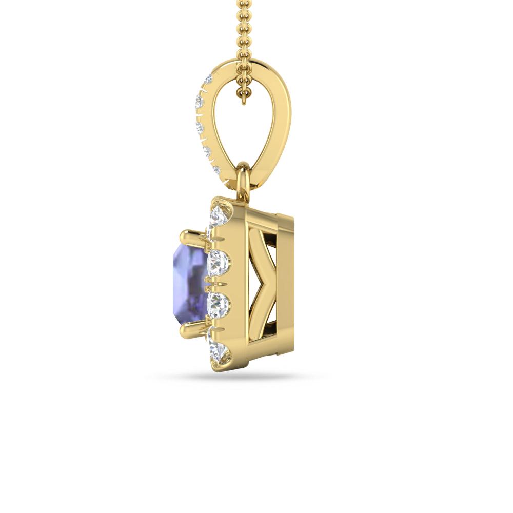 Yellow Gold - Tanzanite
