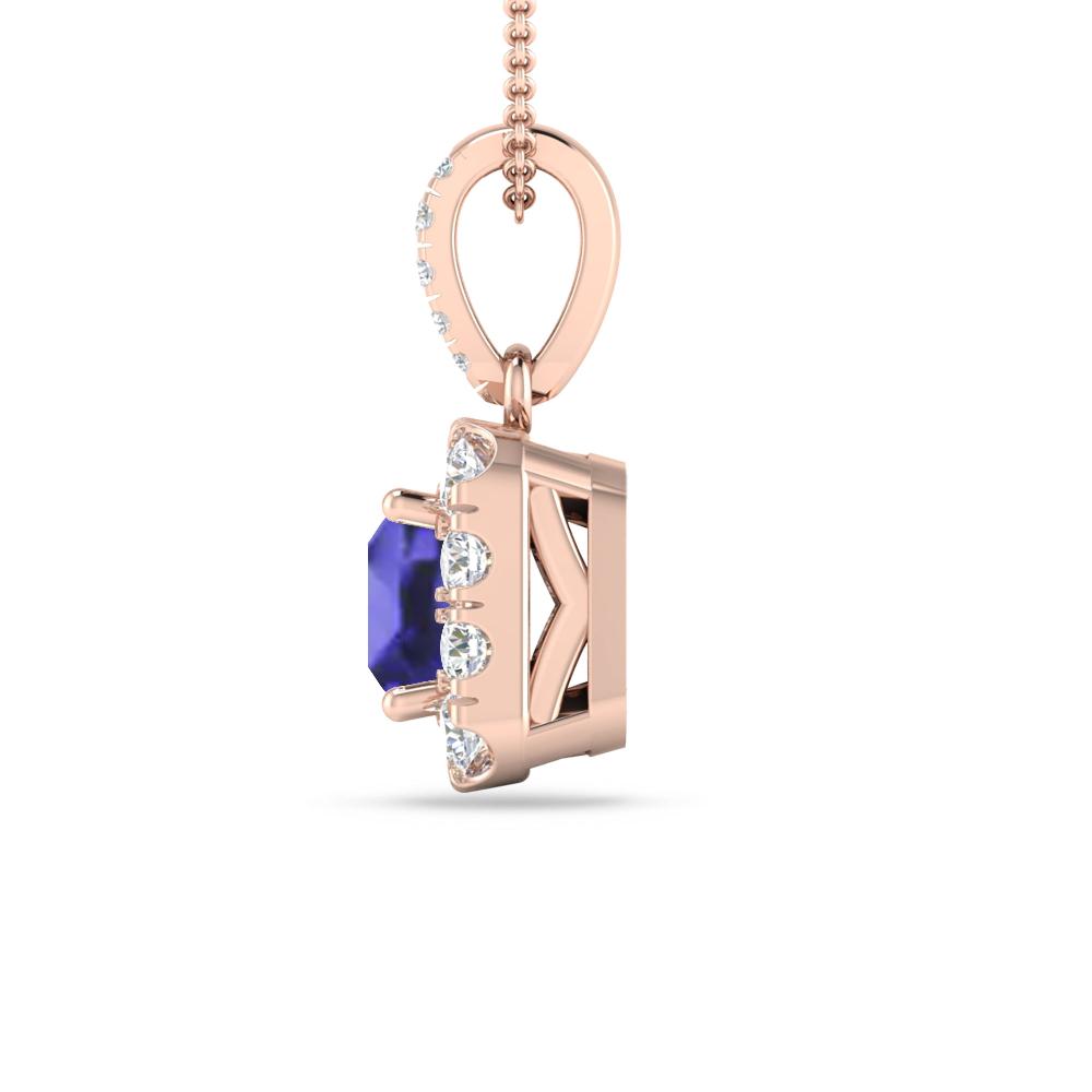 Rose Gold - Tanzanite