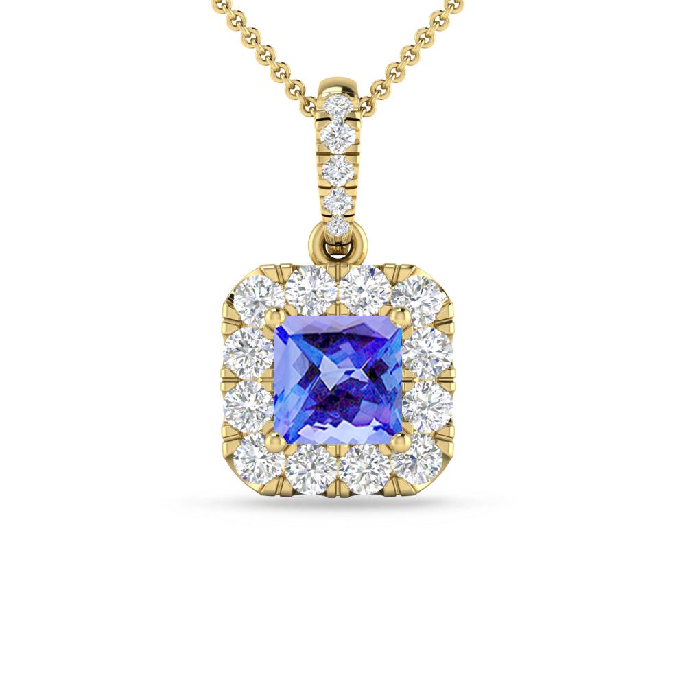 Yellow Gold - Tanzanite