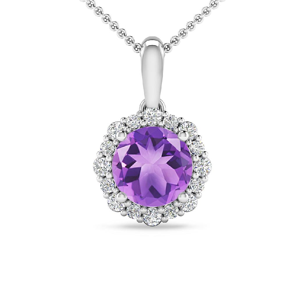 White Gold - Amethyst