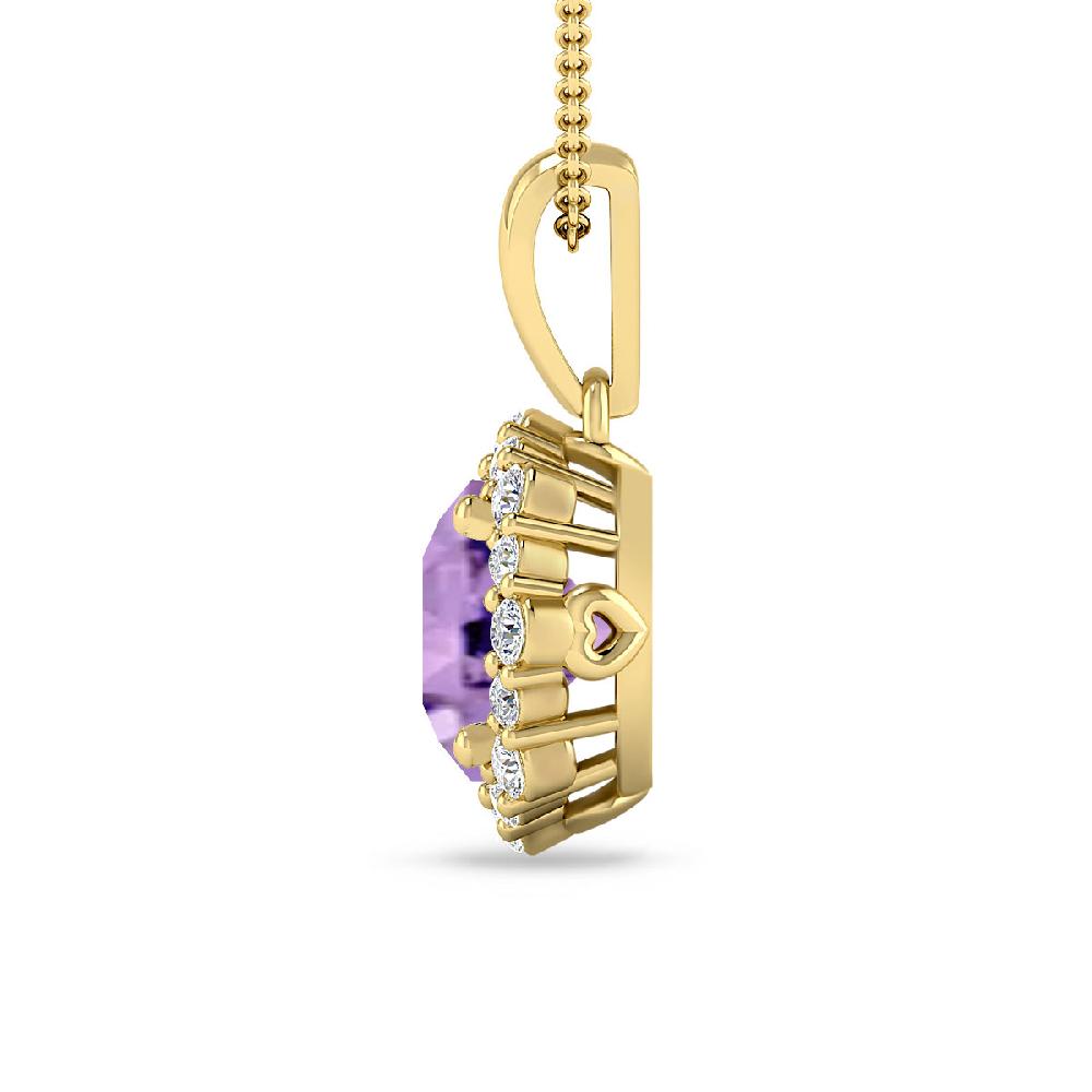 Yellow Gold - Amethyst