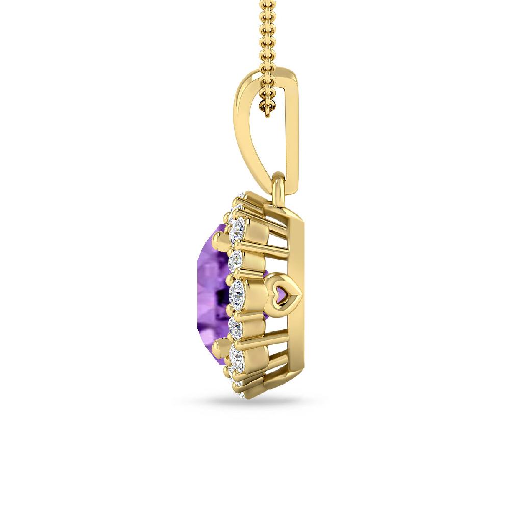 Yellow Gold - Amethyst