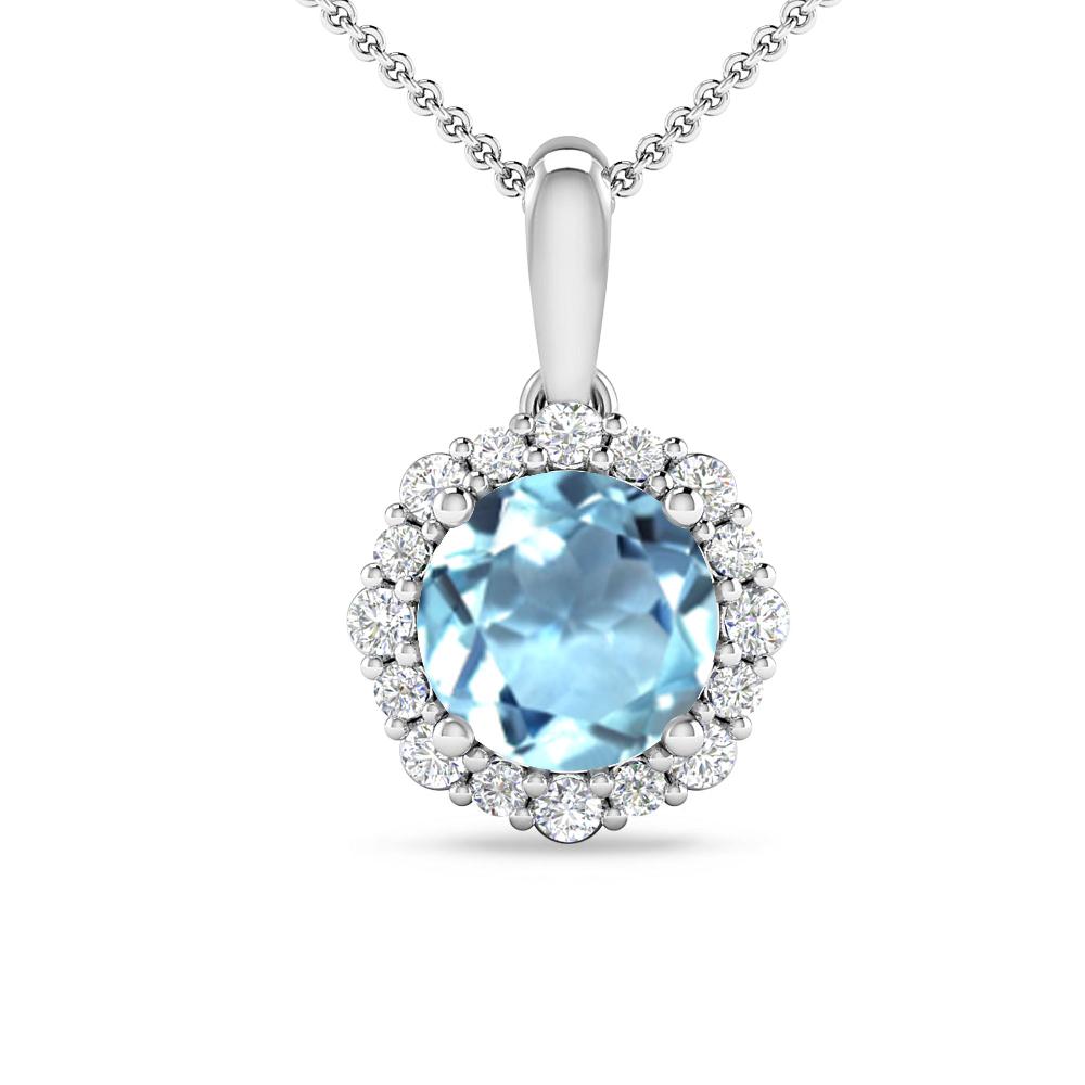 White Gold - Aquamarine
