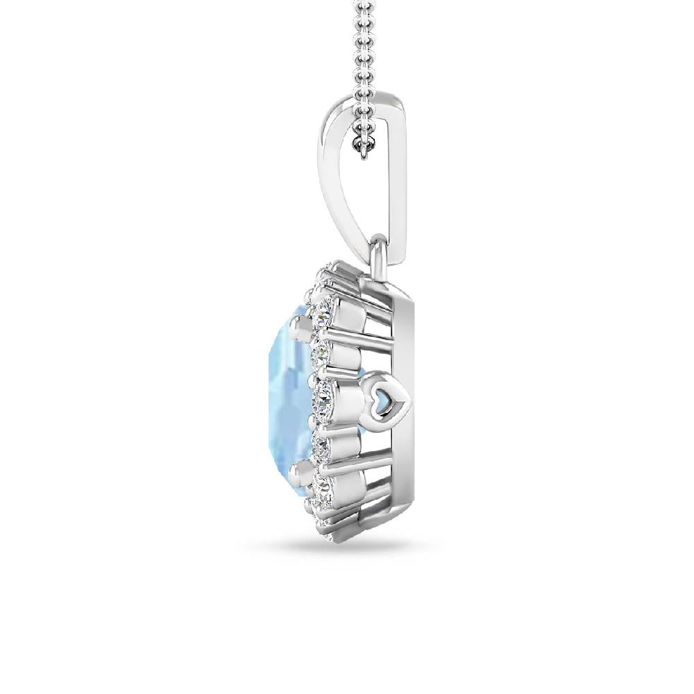 White Gold - Aquamarine