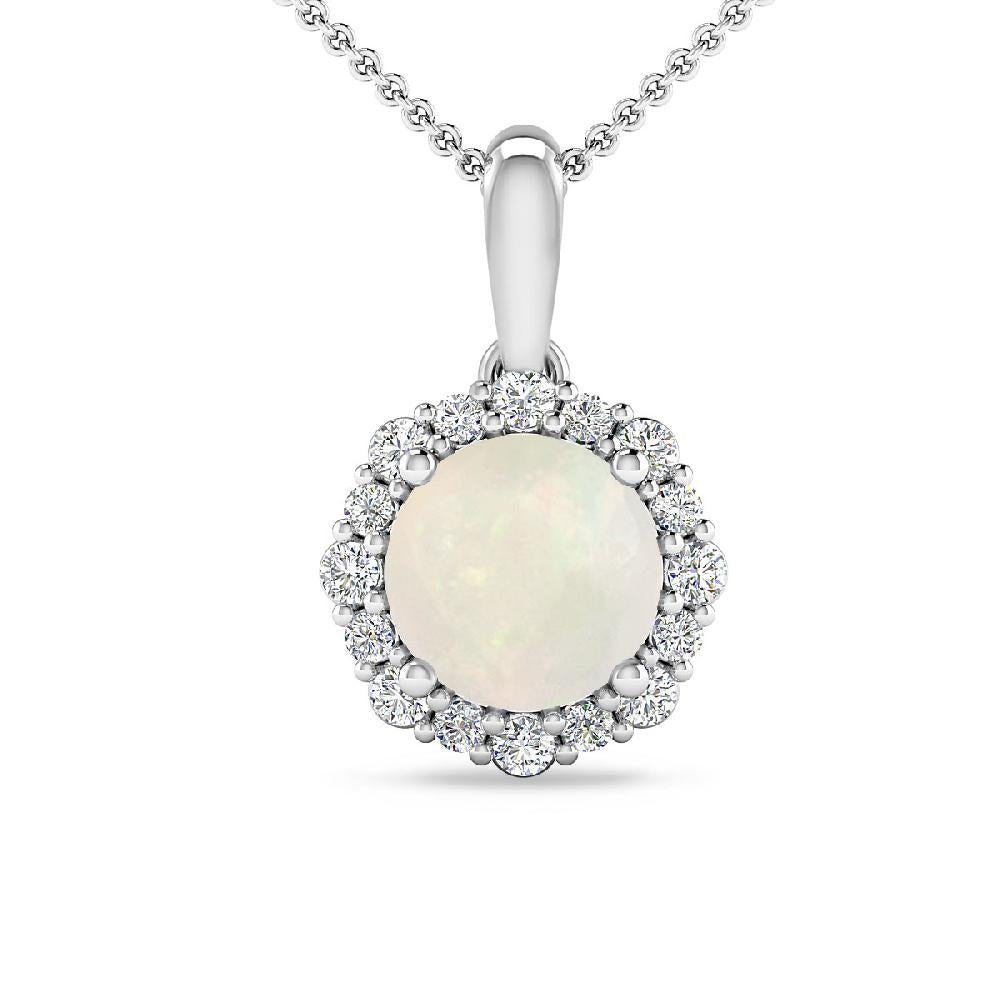 White Gold - Opal
