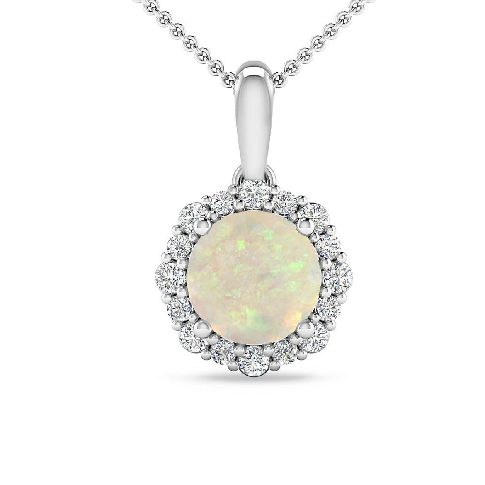 White Gold - Opal