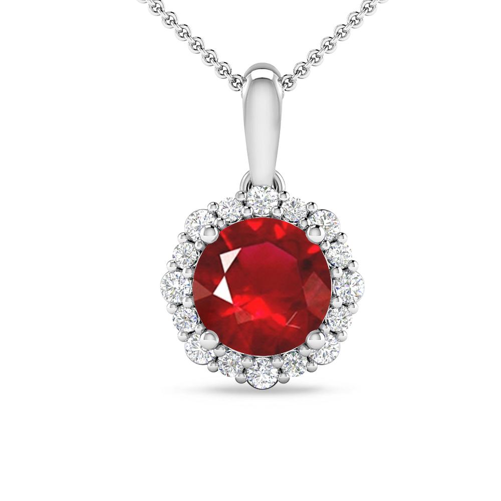 White Gold - Ruby