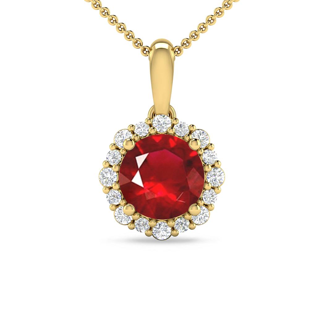 Yellow Gold - Ruby