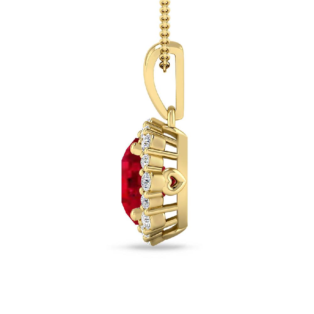 Yellow Gold - Ruby