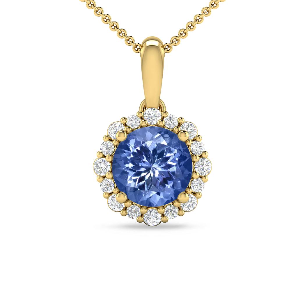 Yellow Gold - Tanzanite