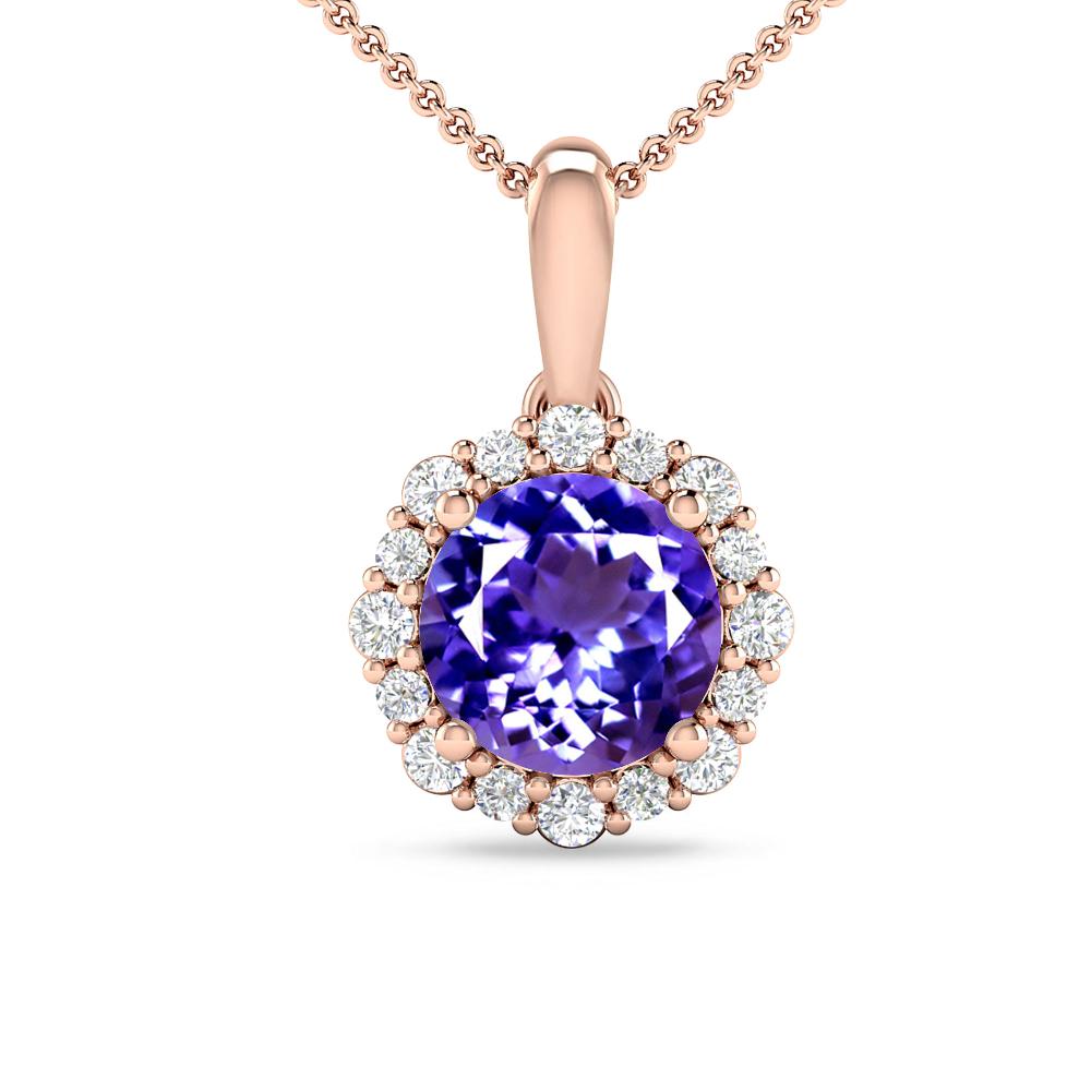 Rose Gold - Tanzanite