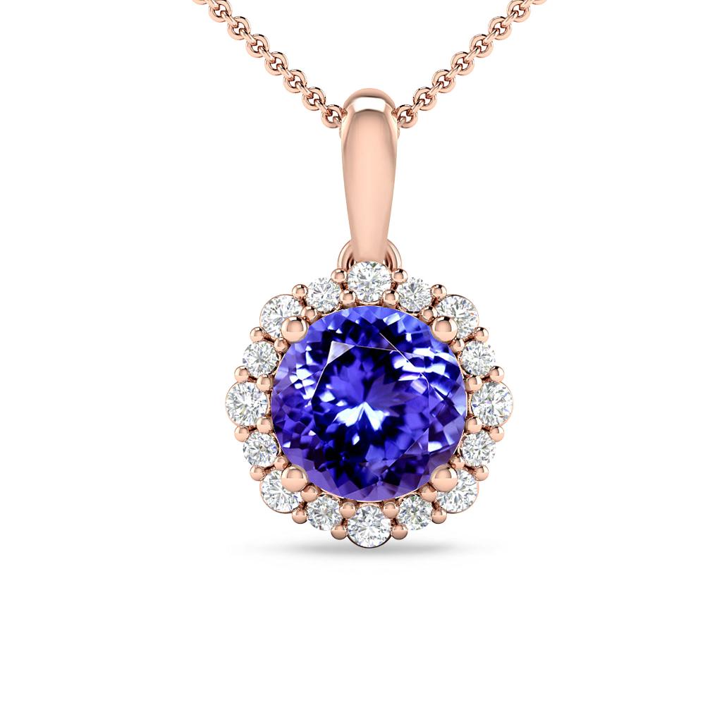 Rose Gold - Tanzanite