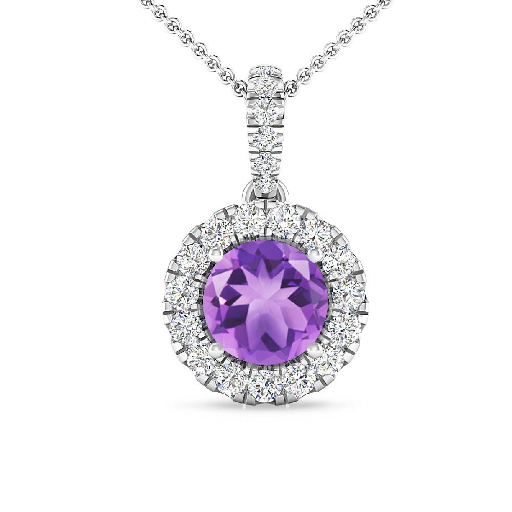 White Gold - Amethyst