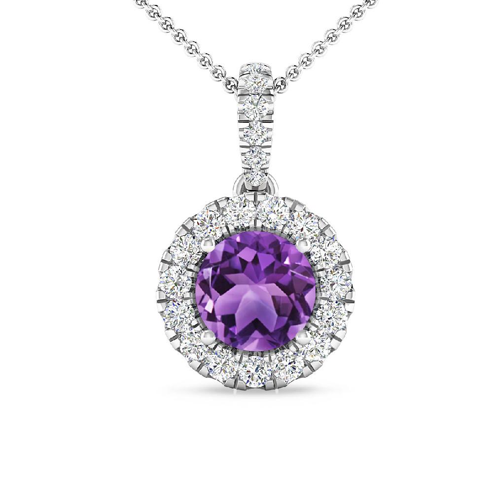 White Gold - Amethyst