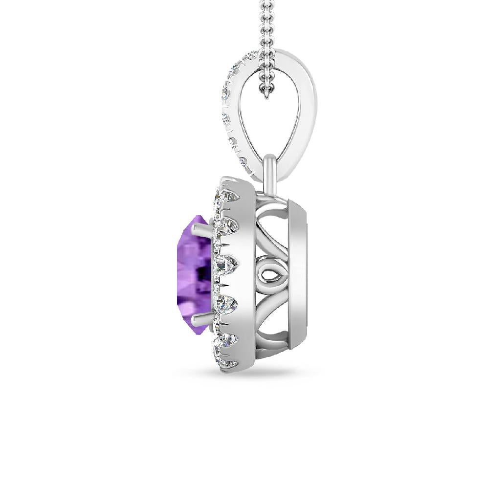 White Gold - Amethyst