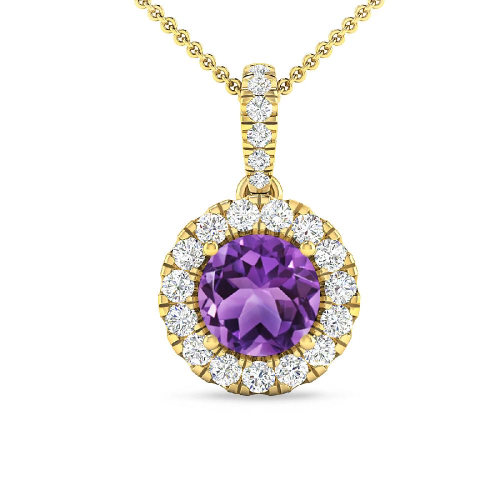 Yellow Gold - Amethyst