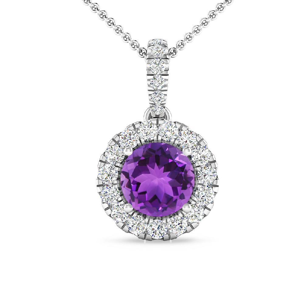 White Gold - Amethyst