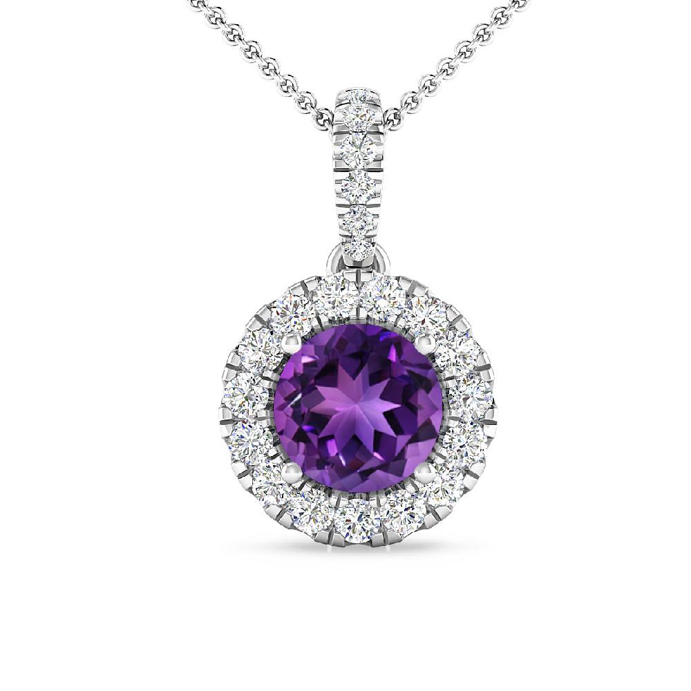 White Gold - Amethyst