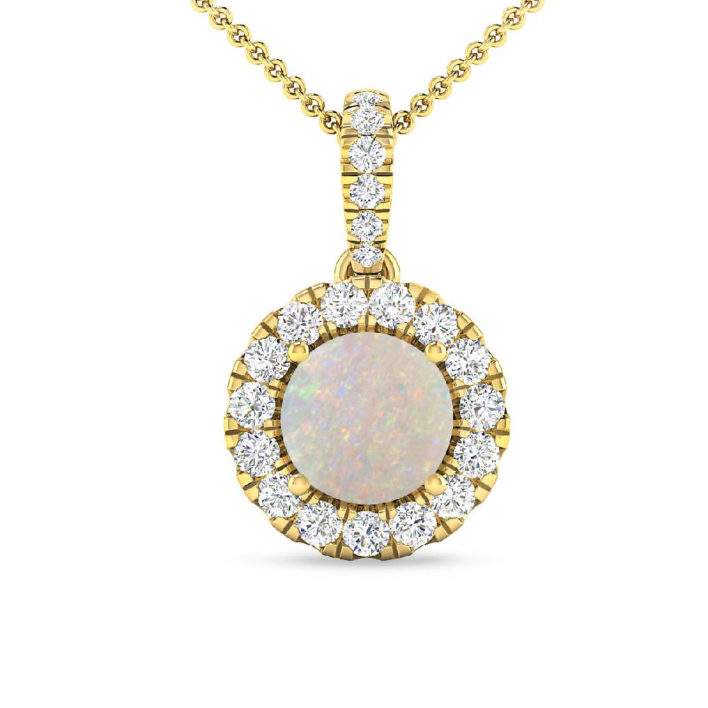 Yellow Gold - Opal