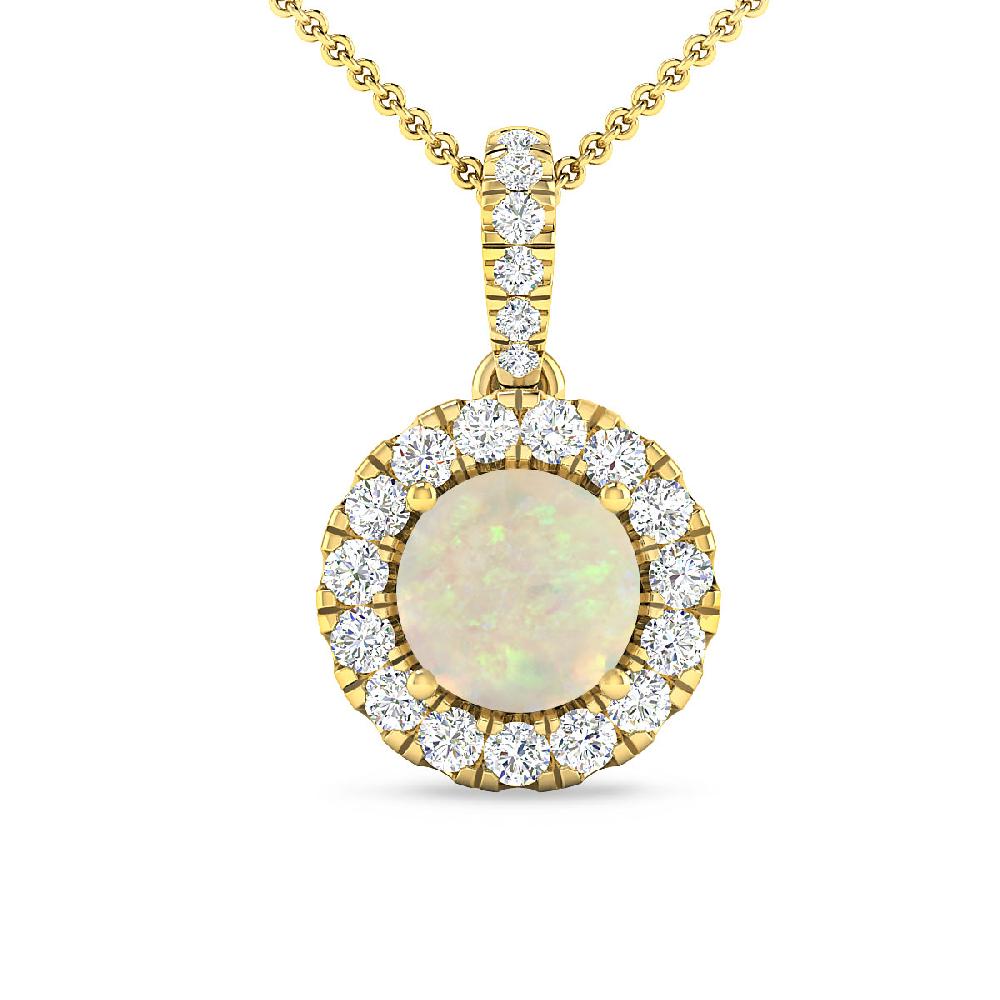 Yellow Gold - Opal