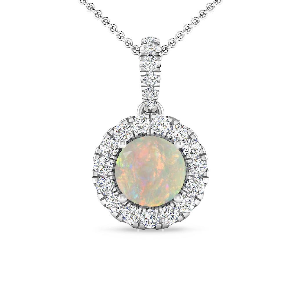 White Gold - Opal