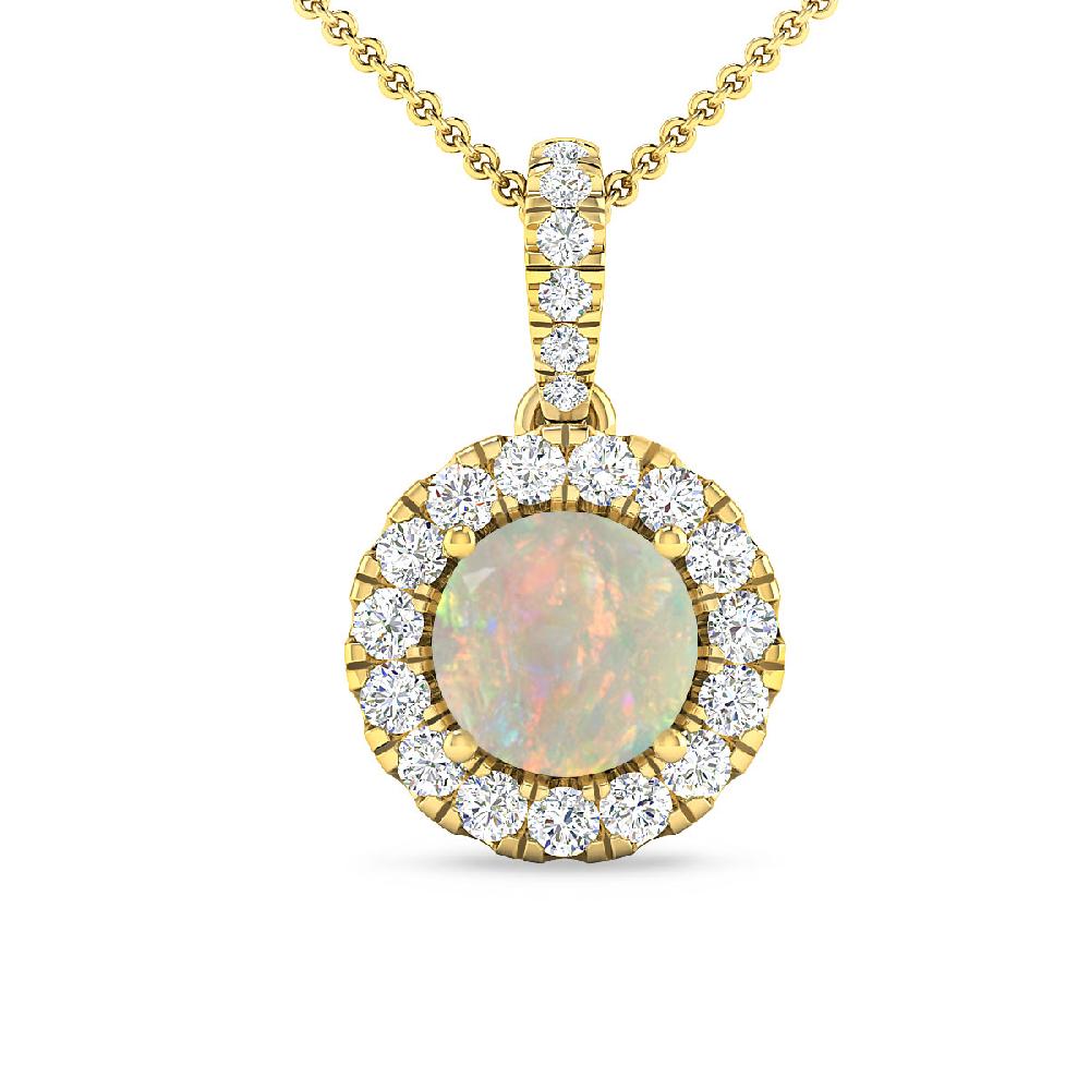 Yellow Gold - Opal