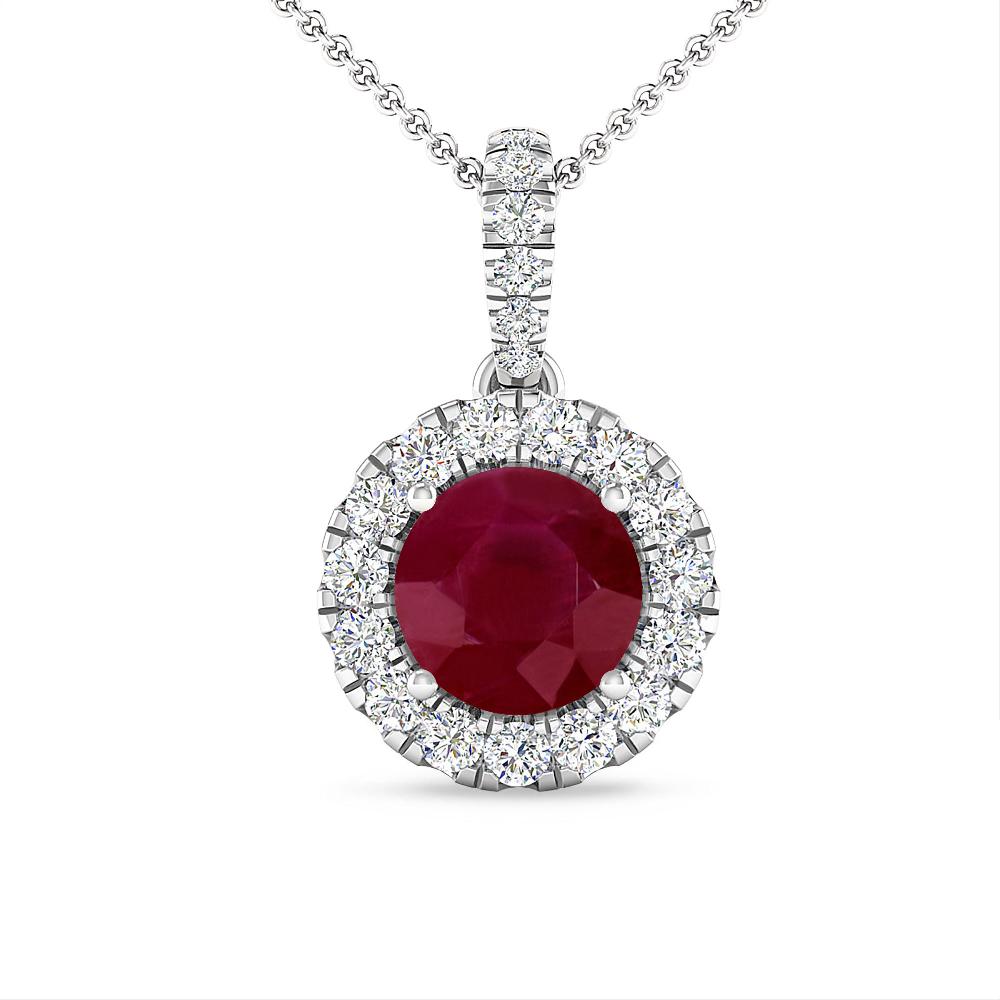 White Gold - Ruby