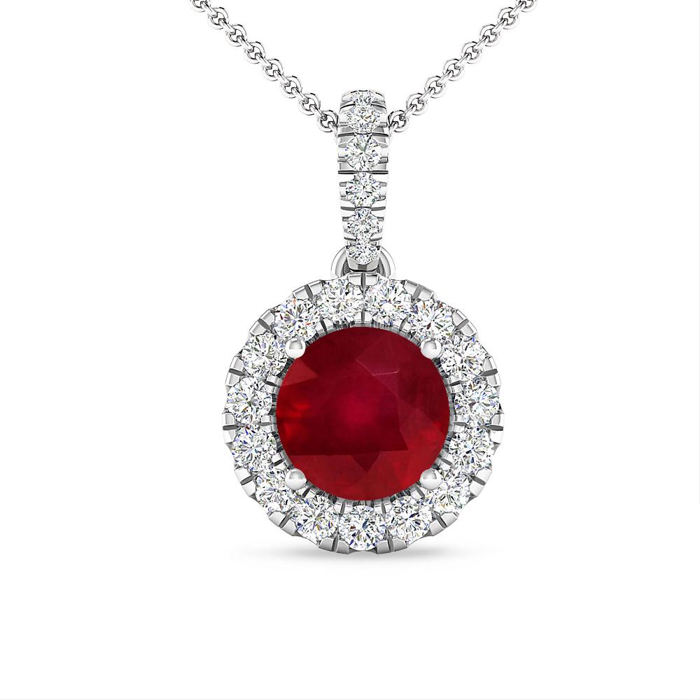 White Gold - Ruby