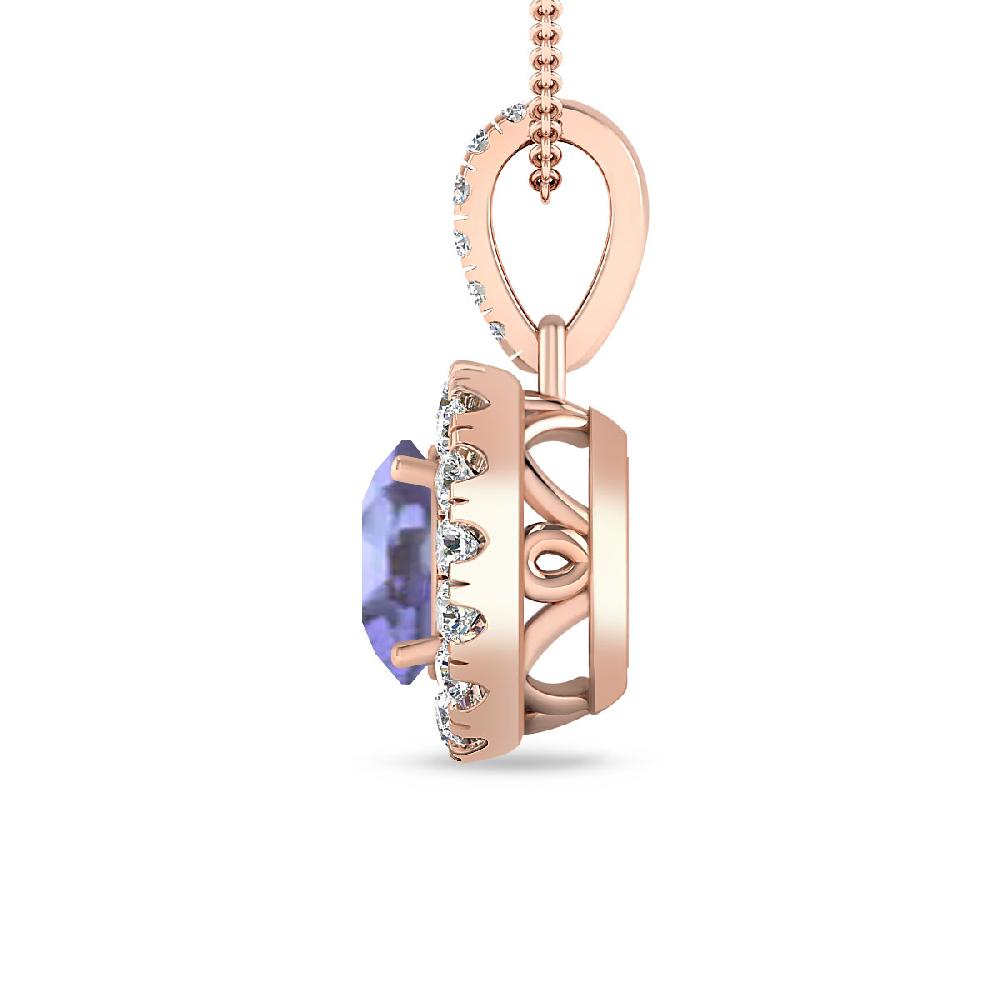 Rose Gold - Tanzanite