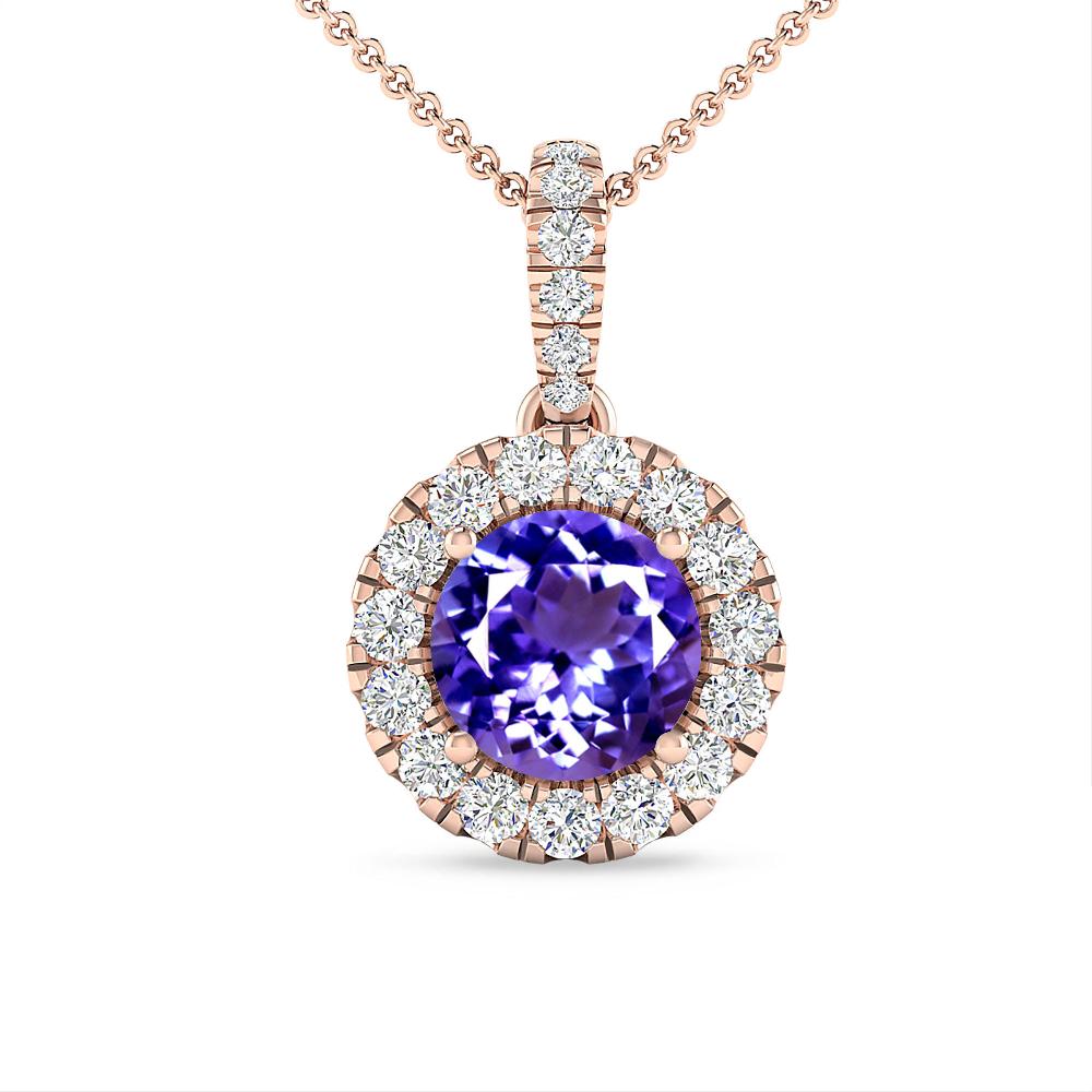 Rose Gold - Tanzanite