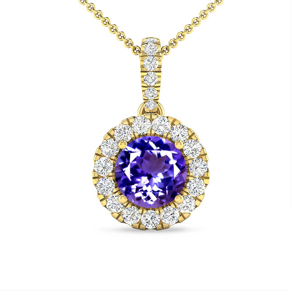 Yellow Gold - Tanzanite