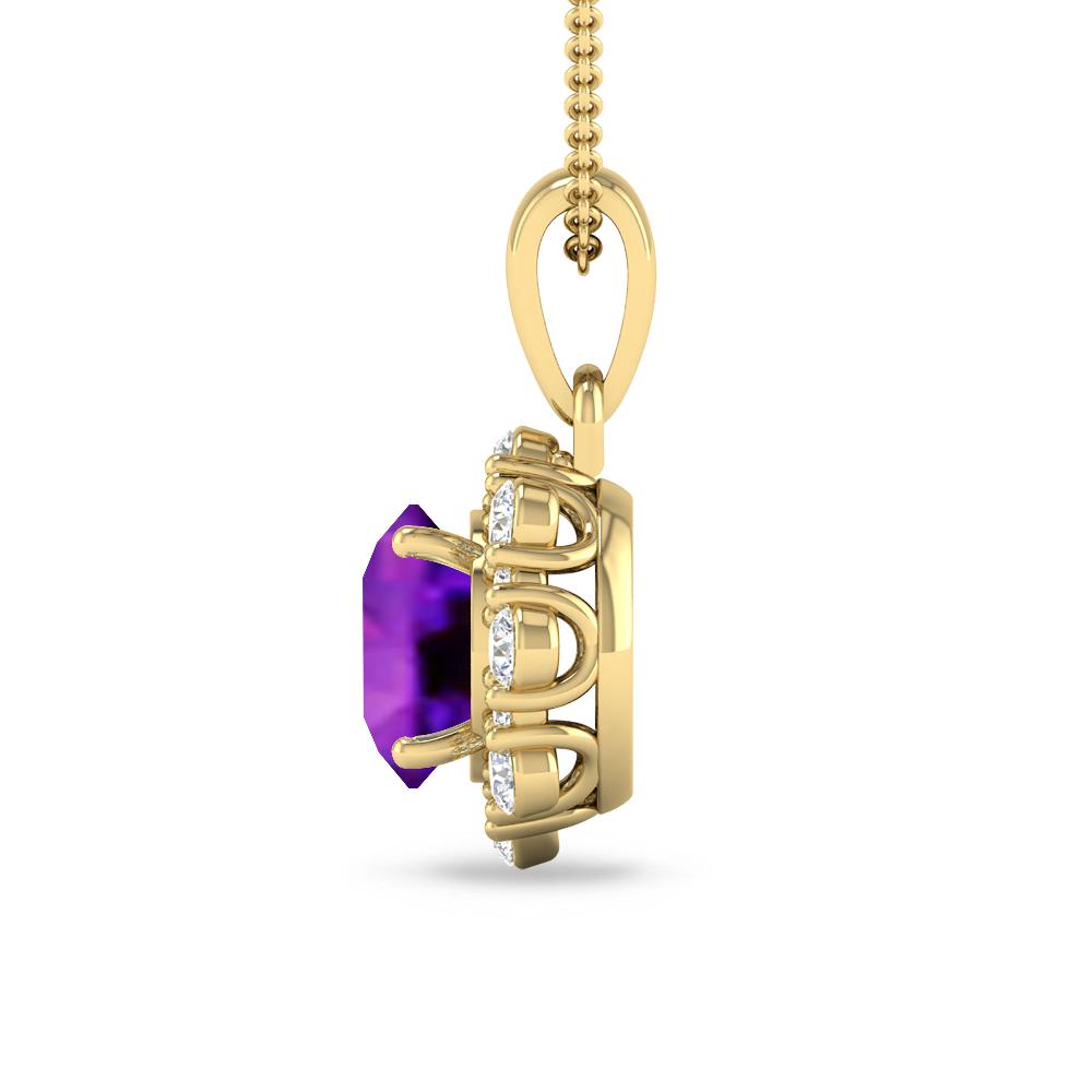 Yellow Gold - Amethyst