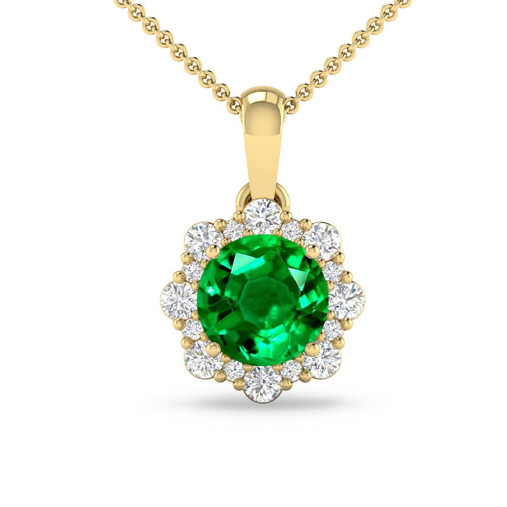 Yellow Gold - Emerald