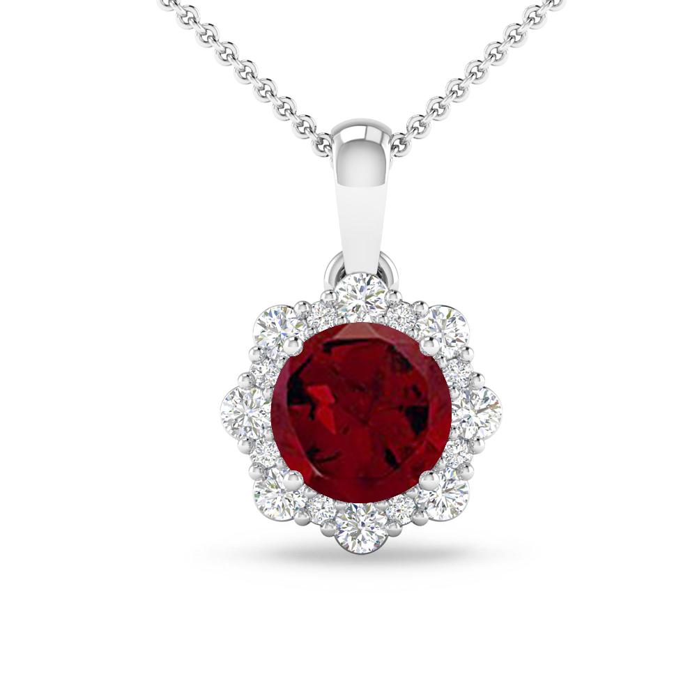 White Gold - Garnet