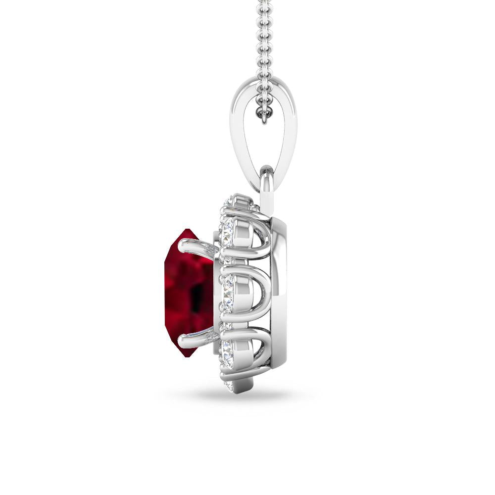 White Gold - Garnet