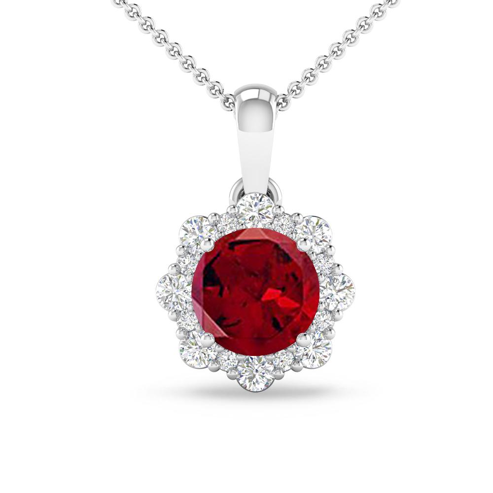 White Gold - Garnet