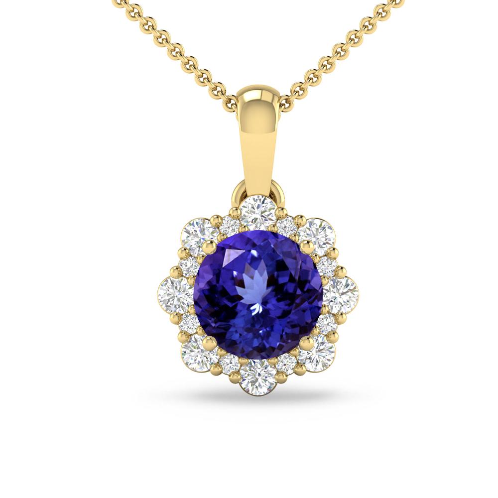 Yellow Gold - Tanzanite