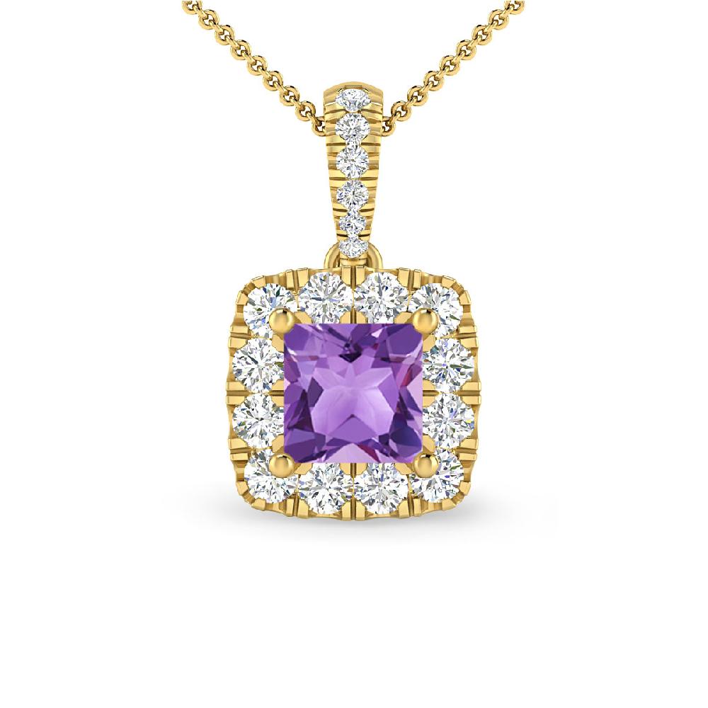 Yellow Gold - Amethyst