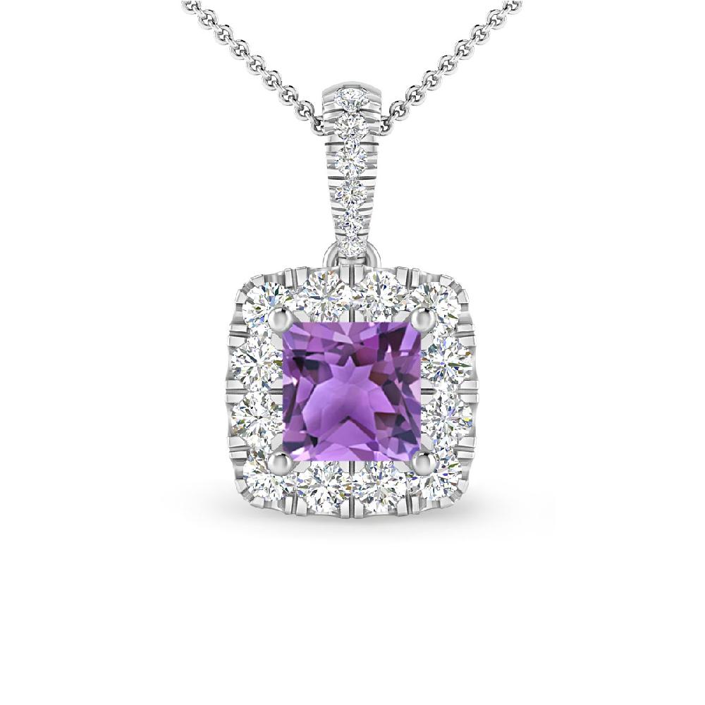 White Gold - Amethyst