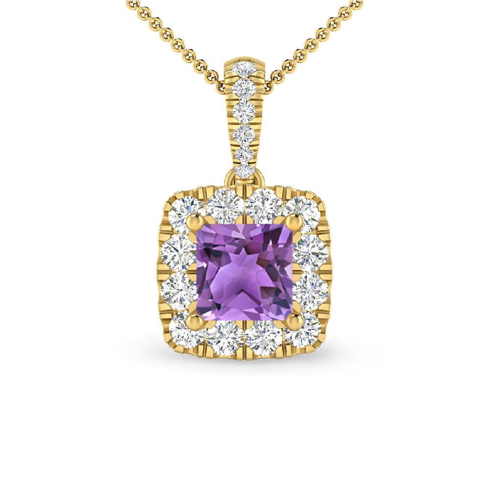 Yellow Gold - Amethyst