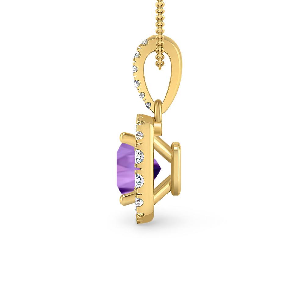 Yellow Gold - Amethyst