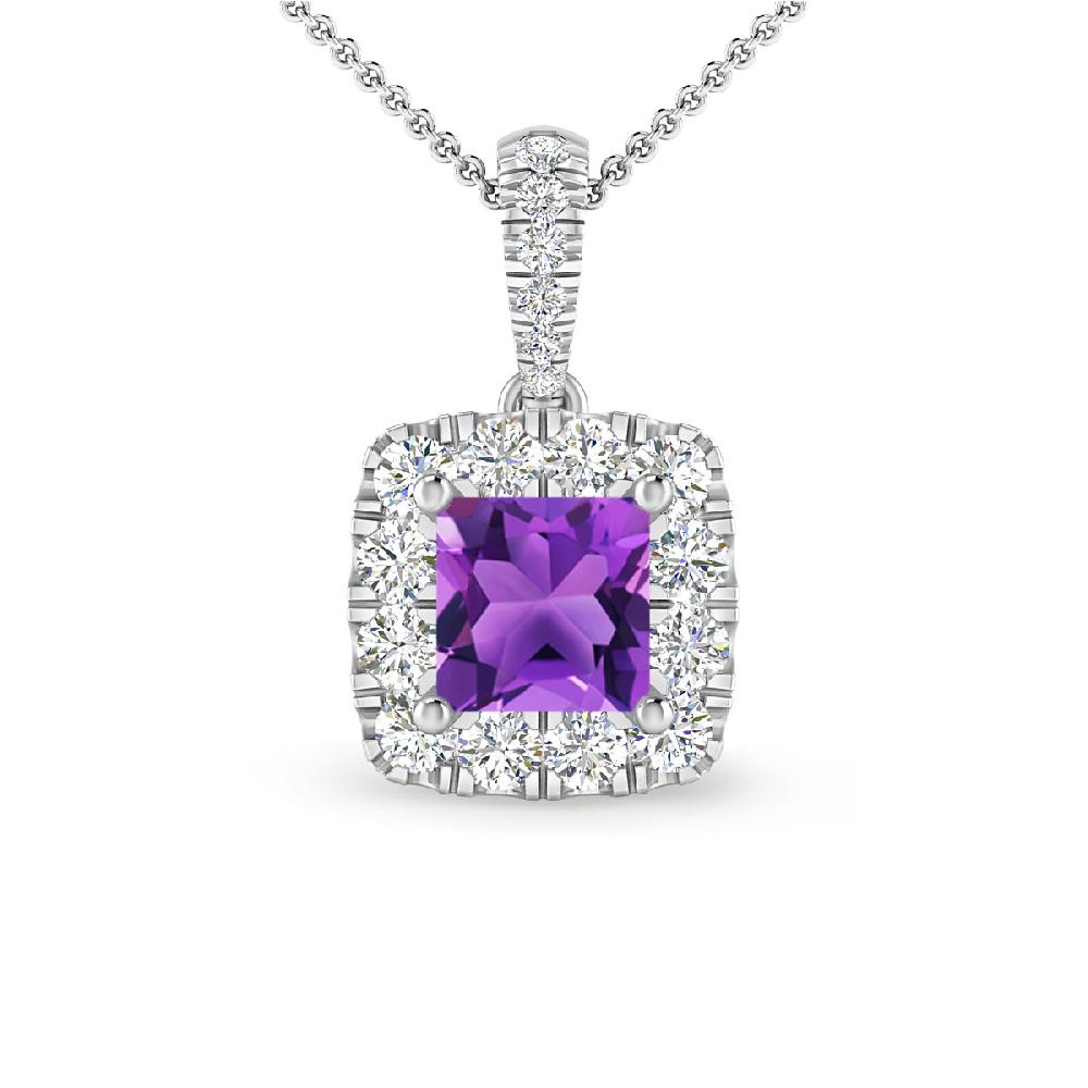 White Gold - Amethyst