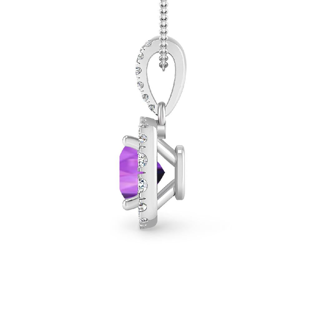 White Gold - Amethyst