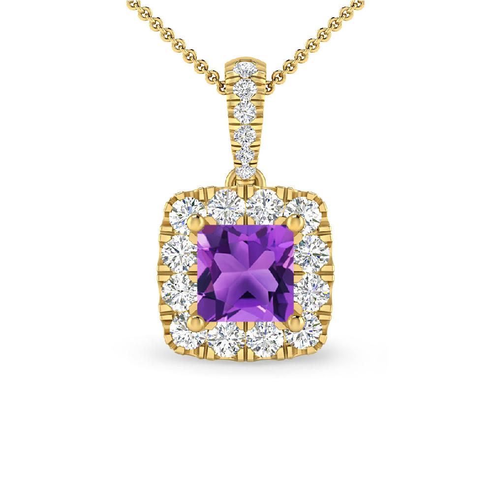 Yellow Gold - Amethyst