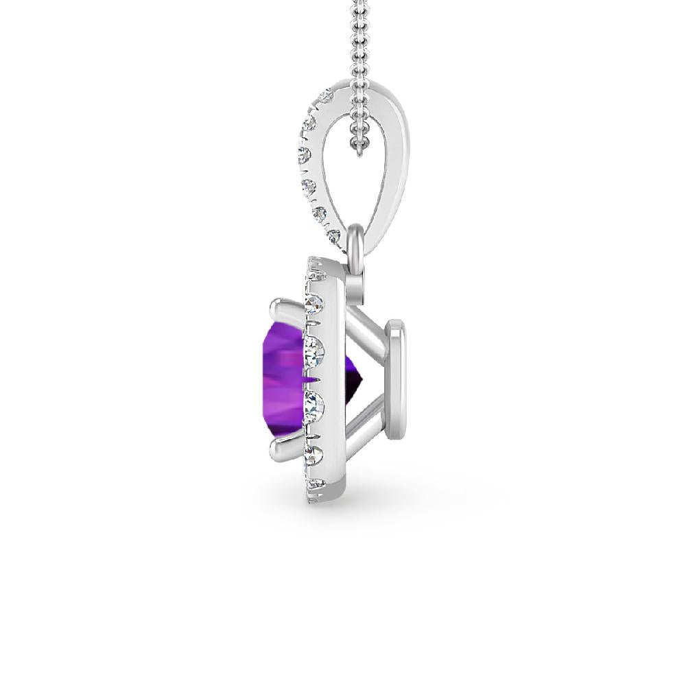 White Gold - Amethyst