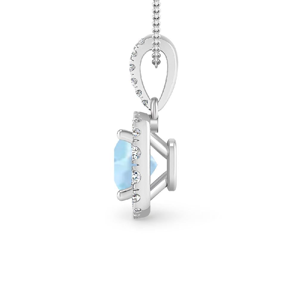 White Gold - Aquamarine