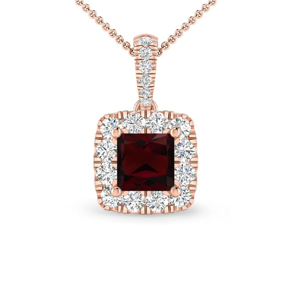 Rose Gold - Garnet