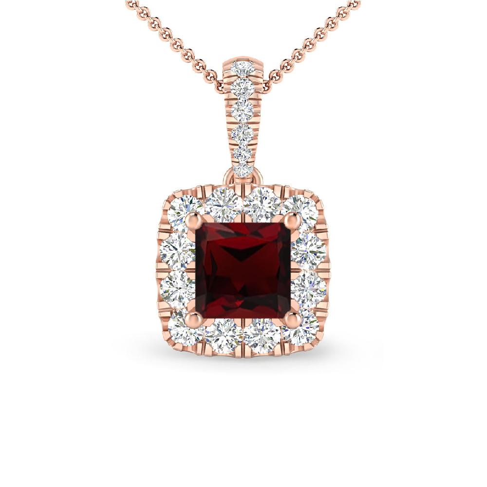 Rose Gold - Garnet